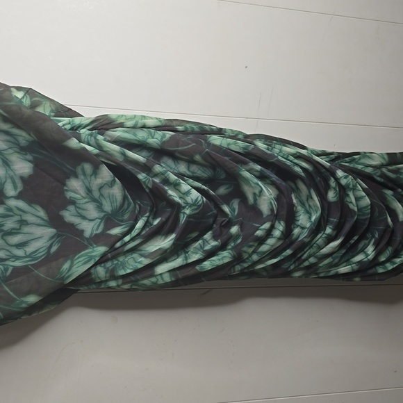 Future Collective // ruched mesh midi dress 1X (Target) - Picture 8 of 8